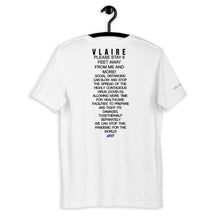 Load image into Gallery viewer, VLAIRE COVID-19 RELEIF PURELL ADVANCED TEE WHITE