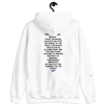 Load image into Gallery viewer, VLAIRE COVID-19 RELEIF PURELL ADVANCED HOODIE WHITE