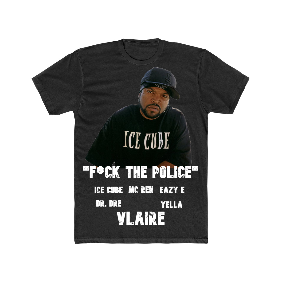 BLM VLAIRE ICE CUBE BLACK T-SHIRT