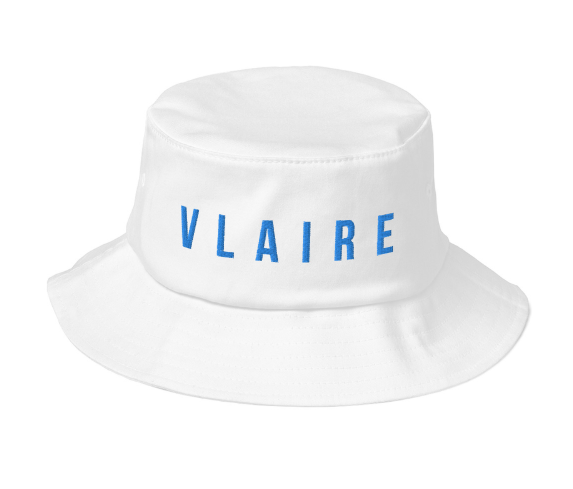 VLAIRE WHITE BUCKET HAT