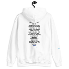 Load image into Gallery viewer, VLAIRE COVID-19 RELEIF PURELL ADVANCED HOODIE WHITE
