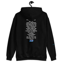 Load image into Gallery viewer, VLAIRE COVID-19 RELEIF PURELL ADVANCED HOODIE BLACK
