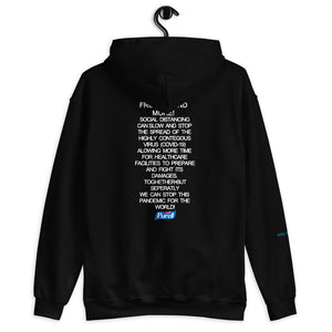 VLAIRE COVID-19 RELEIF PURELL ADVANCED HOODIE BLACK